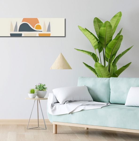 Obraz 90x20cm Pagórki Wyniosłości zdjęcie 2