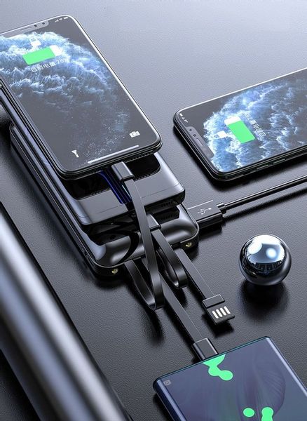 POWER BANK ŁADOWARKA 2,1A 4x KABLE 10000 mAh zdjęcie 11