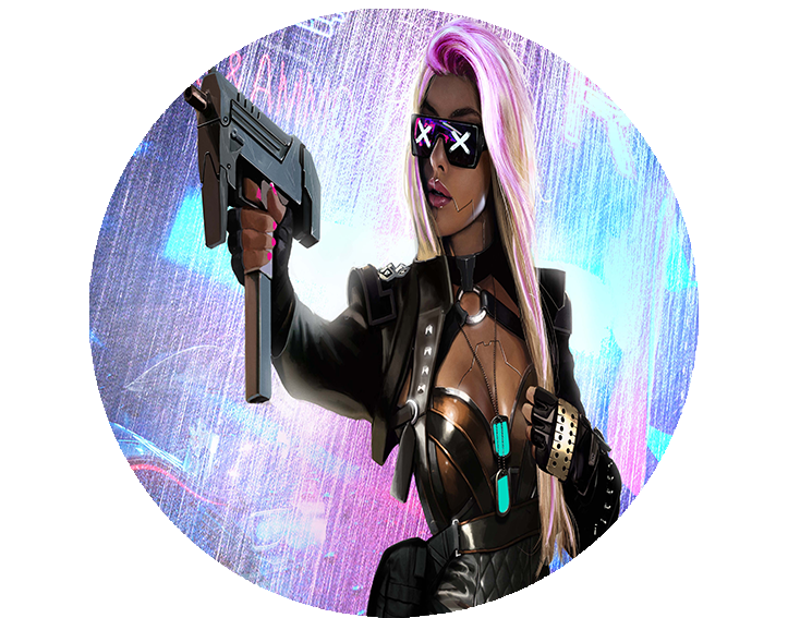 Podkładka pod myszkę Cyberpunk zdjęcie 2