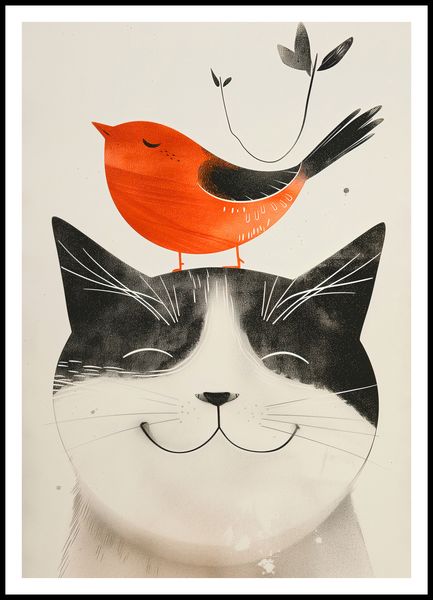 Plakat 70x100cm Pyzaty Przyjaciel zdjęcie 3