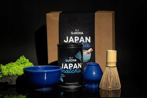 ZESTAW DO MATCHA JAPOŃSKA 80 G UJICHA CODZIENNA GREEN TOUCH CZARKA MIOTEŁKA na Arena.pl