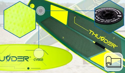 Deska SUP 320CM dmuchana wytrzymała pompowana do pływania zestaw Thunder na Arena.pl