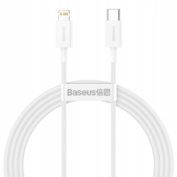 2x Baseus Kabel USB-C Lightning 1,5m 20W do iPhone 11 12 13 14 PRO MAX zdjęcie 3