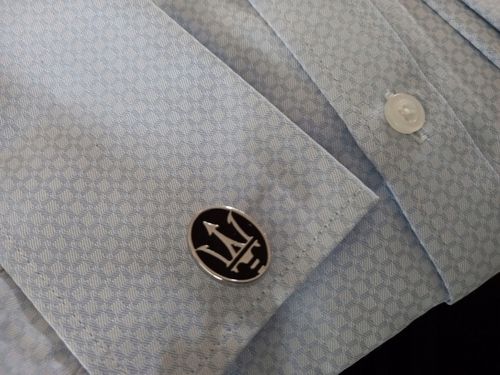 Exciting spinki do mankietów koszuli Maserati w ekskluzywym Etui na Arena.pl