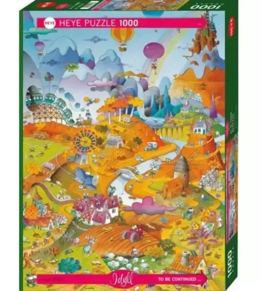 Puzzle 1000 elementów Idylla - Pole zdjęcie 1