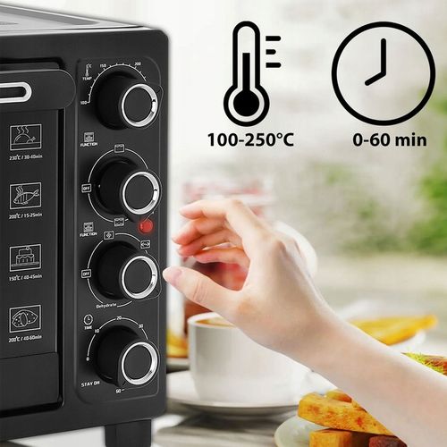 PIEKARNIK ELEKTRYCZNY Z TERMOOBIEGIEM SUSZARKA SPOŻYWCZA GRILL 45L na Arena.pl