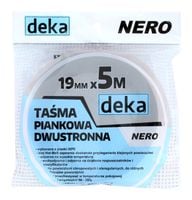 taśma dwustronna piankowa nero czarna 19mm*5m - d-300-0051