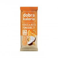 Dobra Kaloria Baton kokos & nuta pomarańczy 35g
