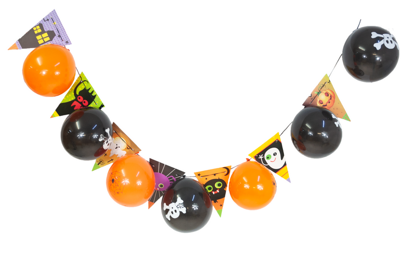 GIRLANDA HALLOWEEN Z BALONAMI DUŻA DEKORACJA zdjęcie 2