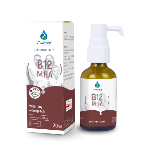 Avitale Witamina B12 MHA 200µg 30ml zdjęcie 1
