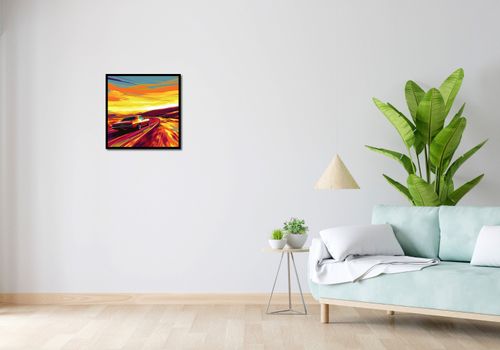 Plakat 50x50cm Pędź Przed Siebie na Arena.pl