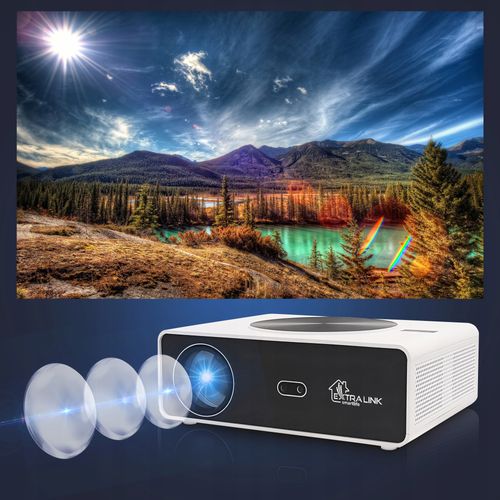 Projektor Extralink Smart Life Vision Max LCD Full HD Android TV WIFI na Arena.pl