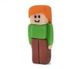Cukrowa figurka na tort Alex jak z Minecraft