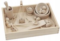 Zestaw MONTESSORI dla dzieci EDUKACYJNY ZESTAW drewniany