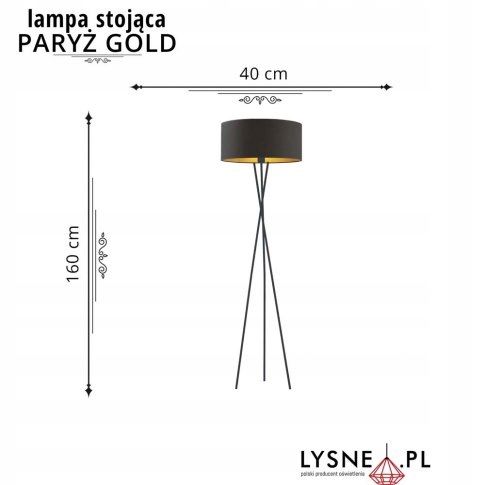 Lampa stojąca podłogowa PARY? GOLD na Arena.pl
