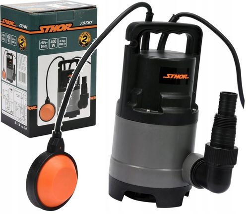 POMPA ZANURZENIOWA DO WODY BRUDNEJ CZYSTEJ ŚCIEKÓW Z PŁYWAKIEM STHOR 400W na Arena.pl