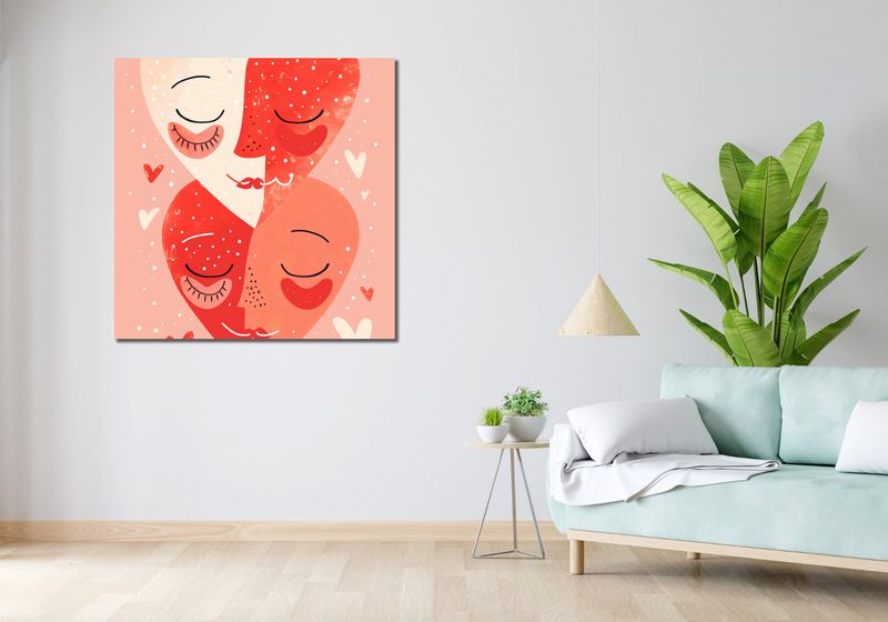 Obraz 100x100cm Wysoka Wibracja zdjęcie 2