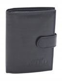 Always Wild - elegancki portfel męski skóra naturalna N4L-P-SCR/7841 Czarny