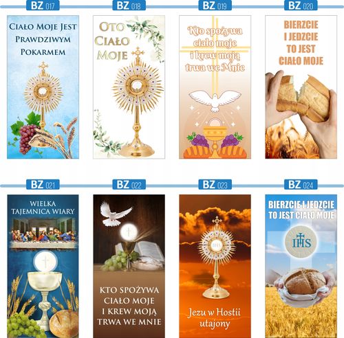 Banery Dekoracja do ołtarza kościoła na Boże Ciało DUŻY WYBÓR 200x100cm na Arena.pl