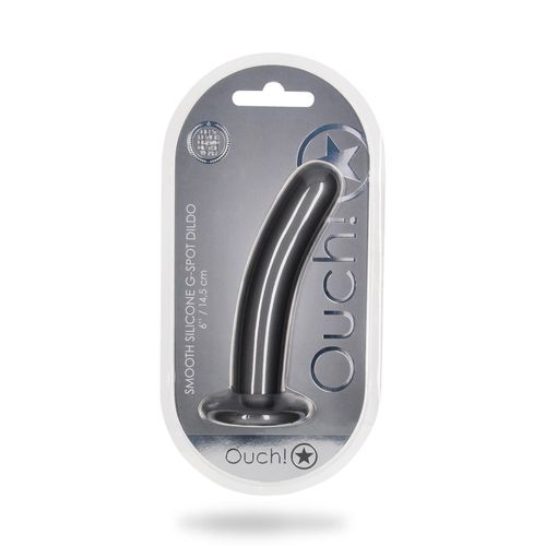 smooth silicone g-spot dildo - 6'' / 14,5 cm na Arena.pl