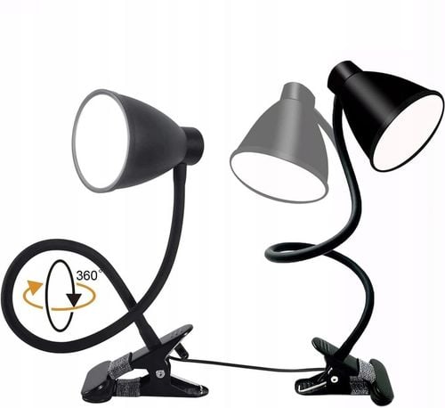 Lampka Lampa LED Biurkowa Kreślarska Na Klips Regulacja Światła 40xLED na Arena.pl