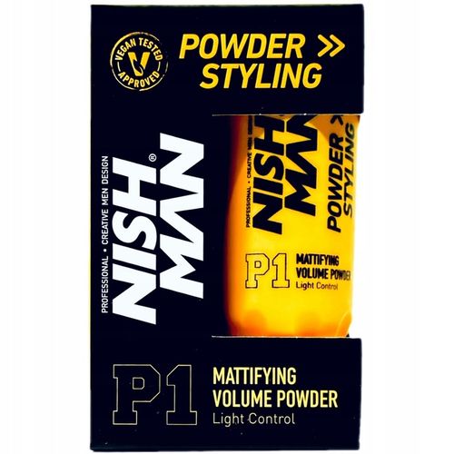 Puder do włosów NISHMAN Matowy VOLUME POWDER męski na Arena.pl