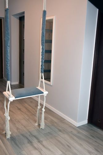 huśtawka do pokoju popielaty MAŁPISZON na Arena.pl