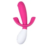 lovelife adventure 2 masażer potrojny silikonowy rożowo-biały usb