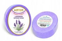 Kotem naturalne mydło z gąbką Lawenda 125g