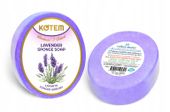 Kotem naturalne mydło z gąbką Lawenda 125g
