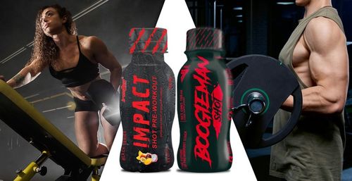 TREC BOOGIEMAN SHOT 100ml x12 PRZEDTRENINGÓWKA PUMP SIŁA POMPA IMPACT SHOT na Arena.pl