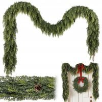 GIRLANDA CEDROWA ŚWIĄTECZNA 180CM ZIELONA DO DOMU I RESTAURACJI