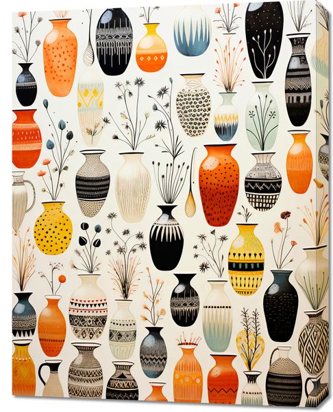 Obraz 70x90cm Symfonia Wazonów zdjęcie 1