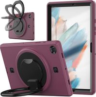 Etui do Samsung Galaxy Tab A8 10,5” z Obrotową Podstawką Bordowe