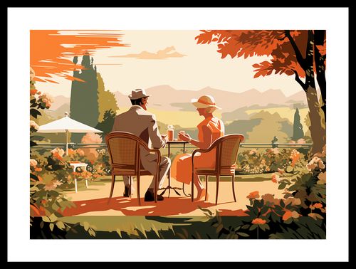 Plakat 42x29,7cm Retro Randka na Arena.pl