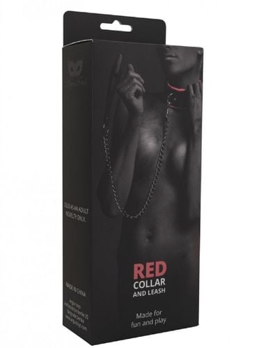 red collar and leash na Arena.pl