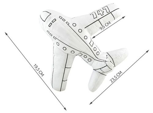Maskotka do malowania - samolot na Arena.pl