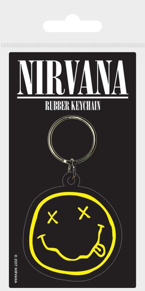 Nirvana Smiley - brelok 4,5x6 cm zdjęcie 1