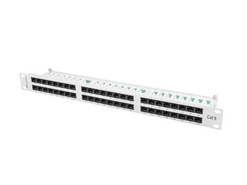 PATCH PANEL 48 PORT 1U KAT.6 SZARY LANBERG na Arena.pl