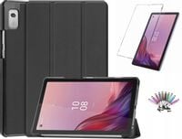 ETUI SKÓRZANE DO LENOVO TAB M9 9" TB310XU TB310FU 2023r.+ SZKŁO + RYSIK