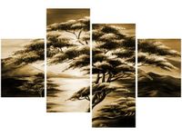 140CM 70 OBRAZ SILNE DRZEWA ŚCIENNY