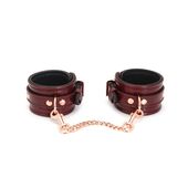 kajdanki wine red ankle cuffs liebe seele