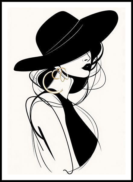 Plakat 64x90cm Uwikłana Elegancja zdjęcie 3