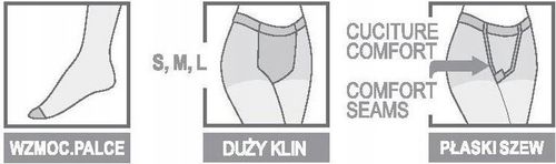 Rajstopy Ciążowe Relaksujące Nieuciskające Kryjące MAMA 60 DEN Czarne 4 na Arena.pl