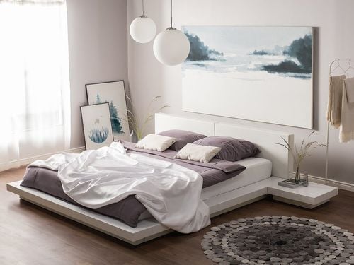 Łóżko wodne 180 x 200 cm białe ZEN na Arena.pl