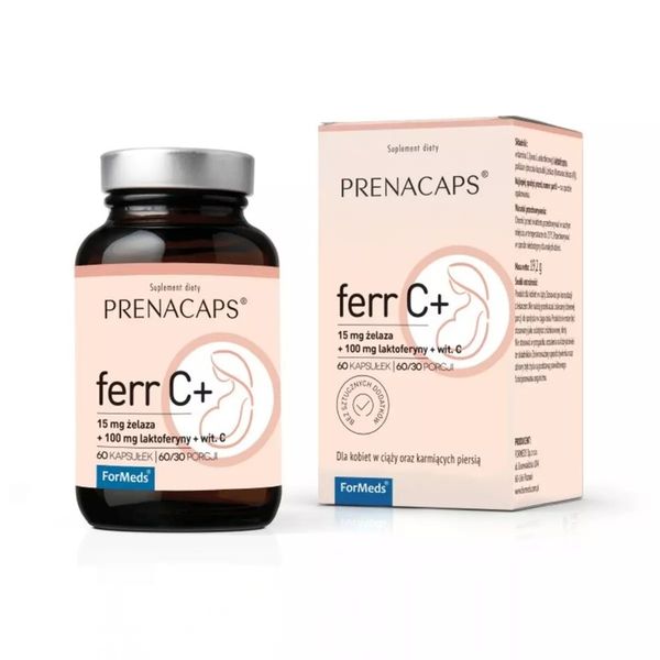 ForMeds PRENACAPS FERR C+ 60 kapsułek zdjęcie 1