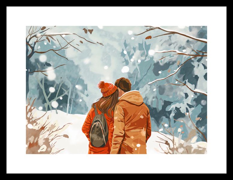 Plakat 29,7x21cm Razem w Śniegu zdjęcie 3