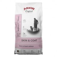 arion original skin & coat adult salmon and rice small breed 2kg