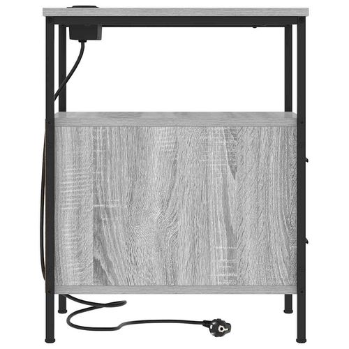 Szafka Nocna z szufladą Szary dąb sonoma 30 x 48 x 61 cm na Arena.pl