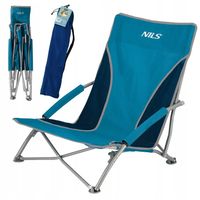 Leżak Turystyczny Krzesło Składane Plażowe Ogrodowe Fotel Z Pokrowcem